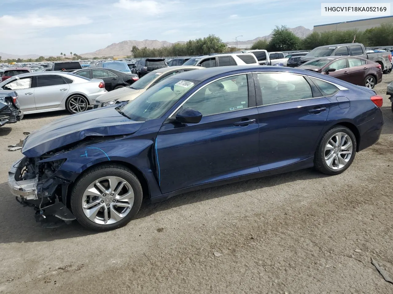 2019 Honda Accord Lx VIN: 1HGCV1F18KA052169 Lot: 75770904