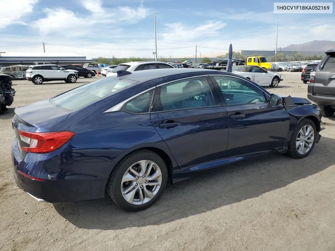 2019 Honda Accord Lx VIN: 1HGCV1F18KA052169 Lot: 75770904