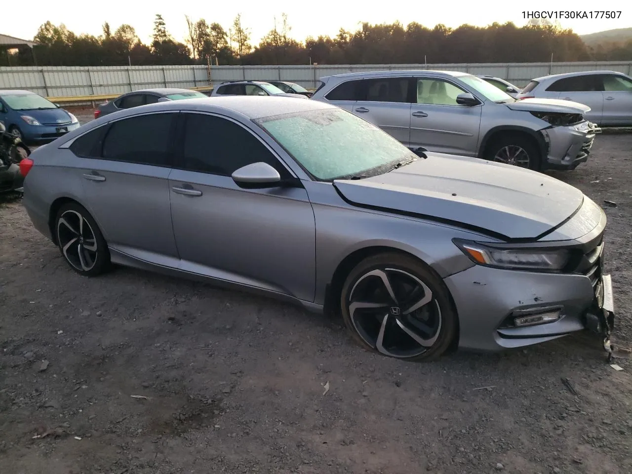 2019 Honda Accord Sport VIN: 1HGCV1F30KA177507 Lot: 75963774