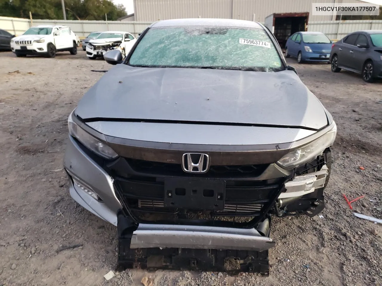 2019 Honda Accord Sport VIN: 1HGCV1F30KA177507 Lot: 75963774