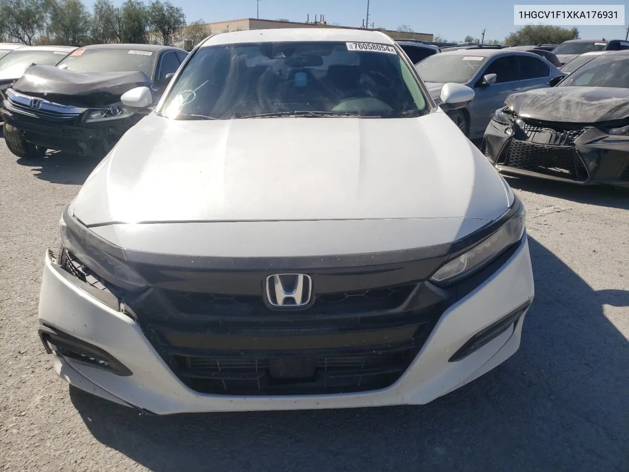 2019 Honda Accord Lx VIN: 1HGCV1F1XKA176931 Lot: 76058054