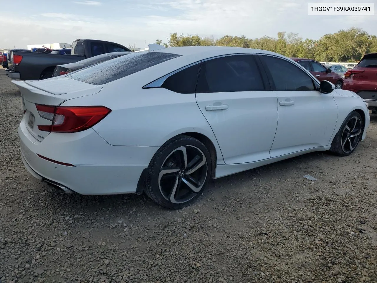 2019 Honda Accord Sport VIN: 1HGCV1F39KA039741 Lot: 76201904