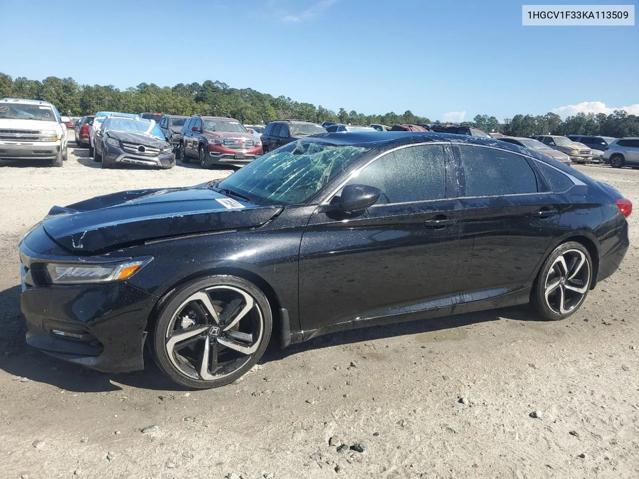 2019 Honda Accord Sport VIN: 1HGCV1F33KA113509 Lot: 76669044