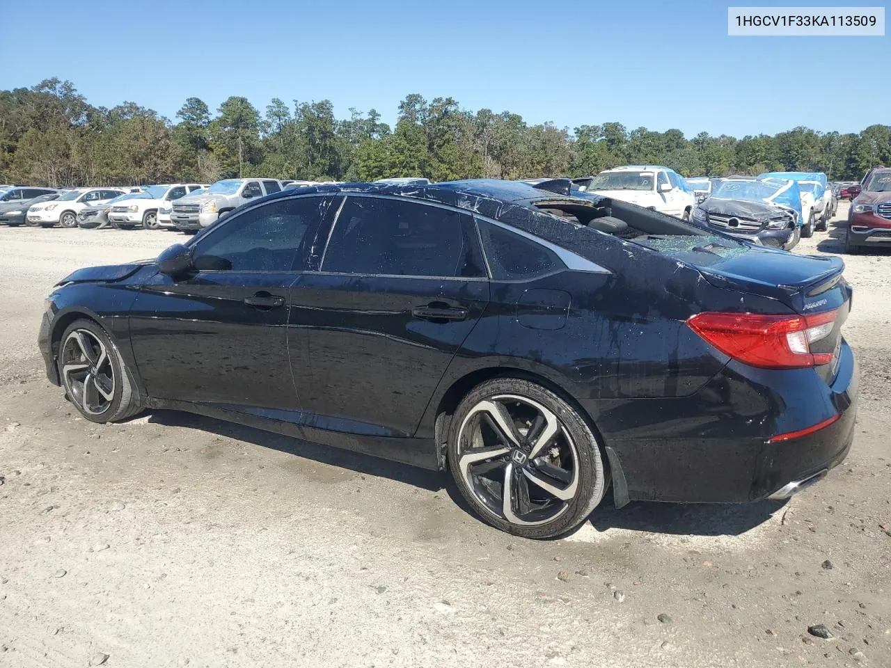 2019 Honda Accord Sport VIN: 1HGCV1F33KA113509 Lot: 76669044