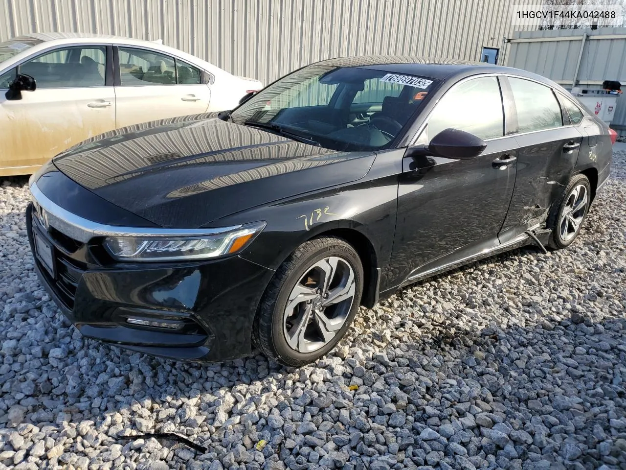 2019 Honda Accord Ex VIN: 1HGCV1F44KA042488 Lot: 76869703