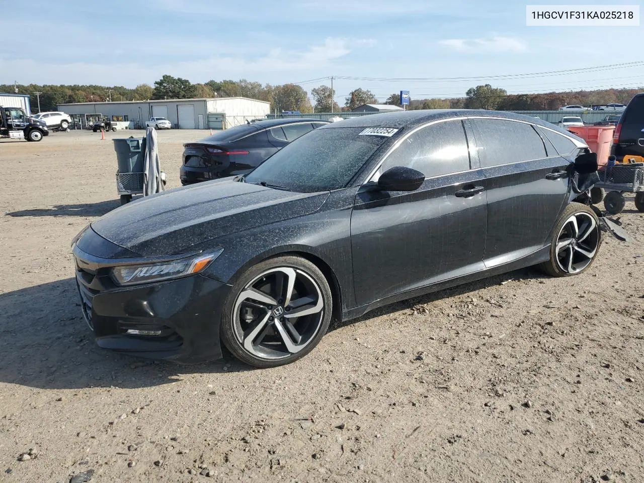 2019 Honda Accord Sport VIN: 1HGCV1F31KA025218 Lot: 77032254