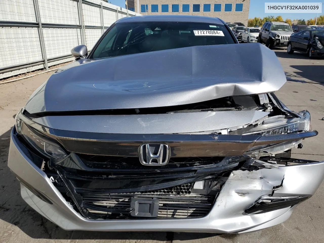 2019 Honda Accord Sport VIN: 1HGCV1F32KA001039 Lot: 77278084