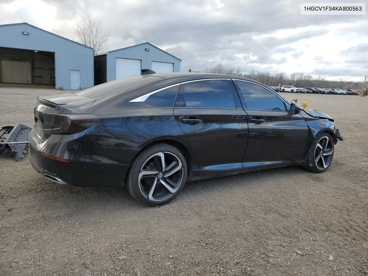 2019 Honda Accord Sport VIN: 1HGCV1F34KA800563 Lot: 77338104