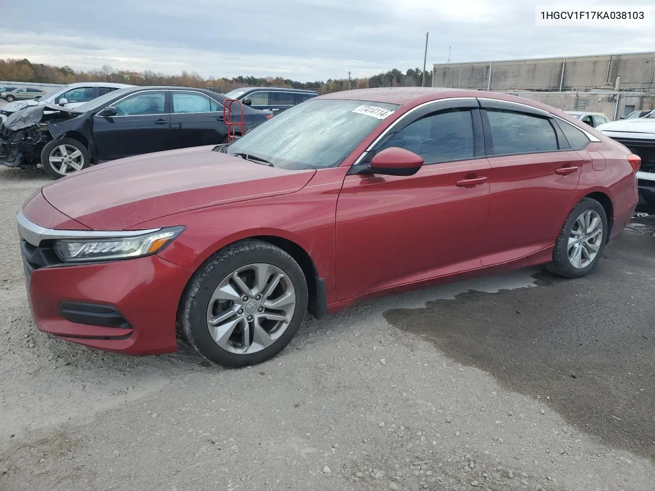 2019 Honda Accord Lx VIN: 1HGCV1F17KA038103 Lot: 77414114