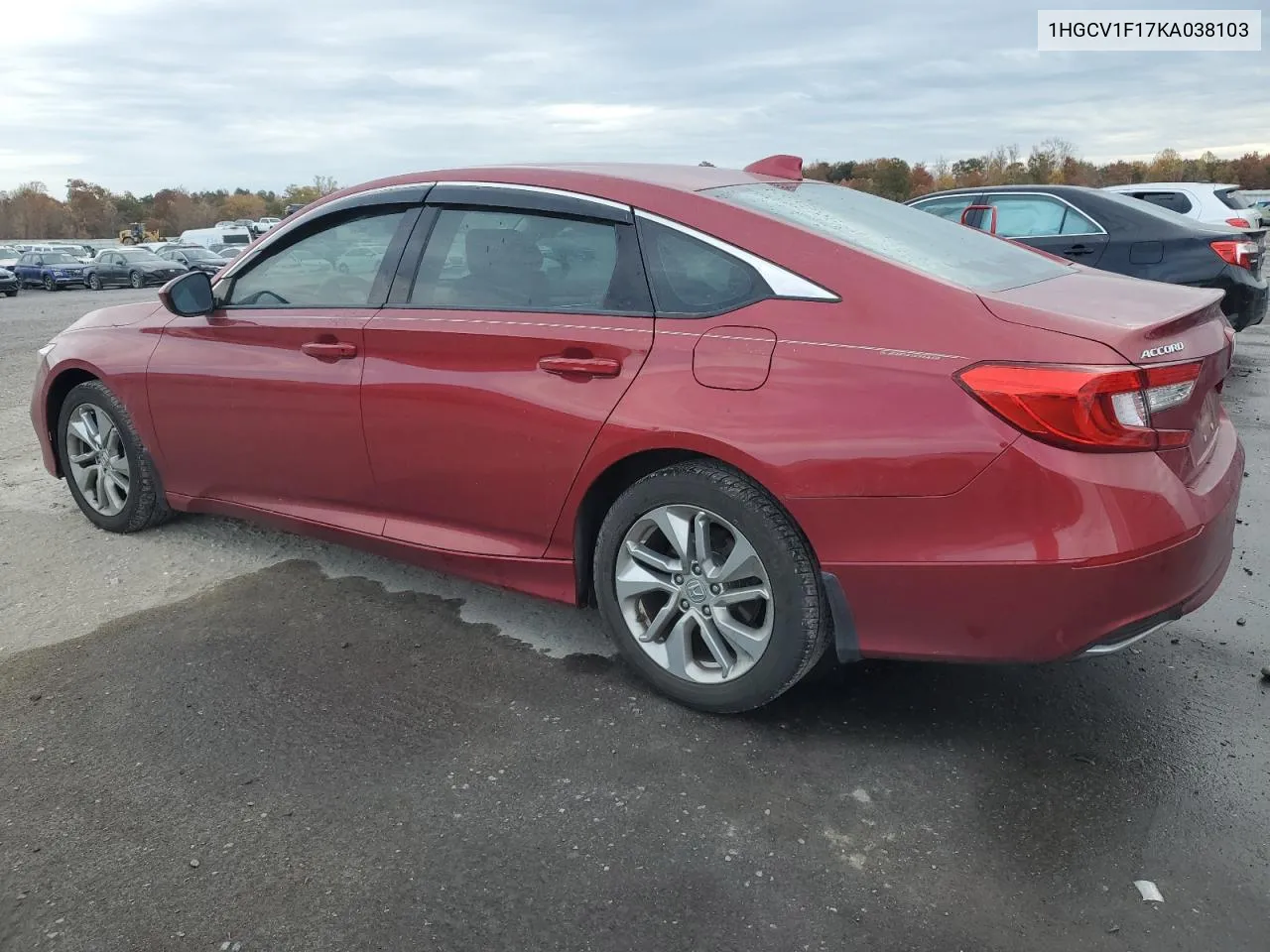 2019 Honda Accord Lx VIN: 1HGCV1F17KA038103 Lot: 77414114