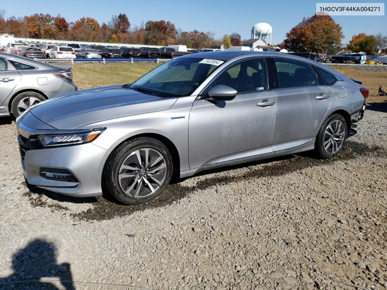 2019 Honda Accord Hybrid Ex VIN: 1HGCV3F44KA004271 Lot: 77422654