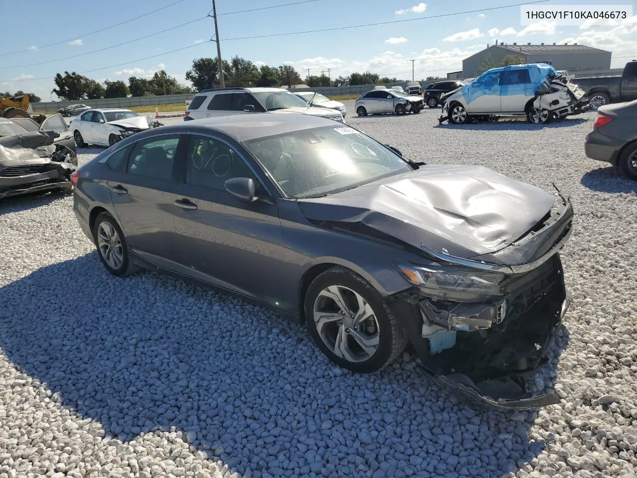 2019 Honda Accord Lx VIN: 1HGCV1F10KA046673 Lot: 77486764