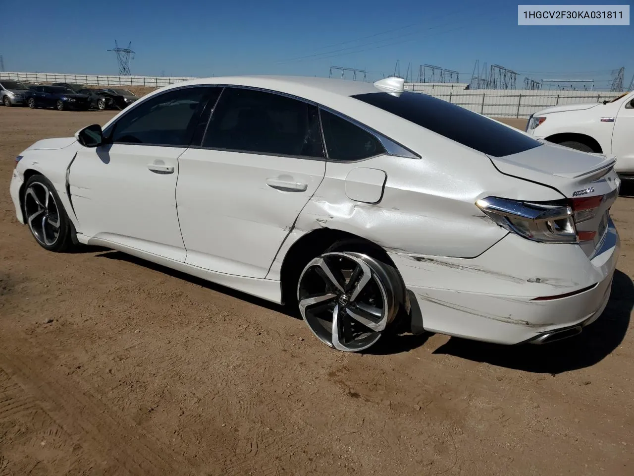 1HGCV2F30KA031811 2019 Honda Accord Sport