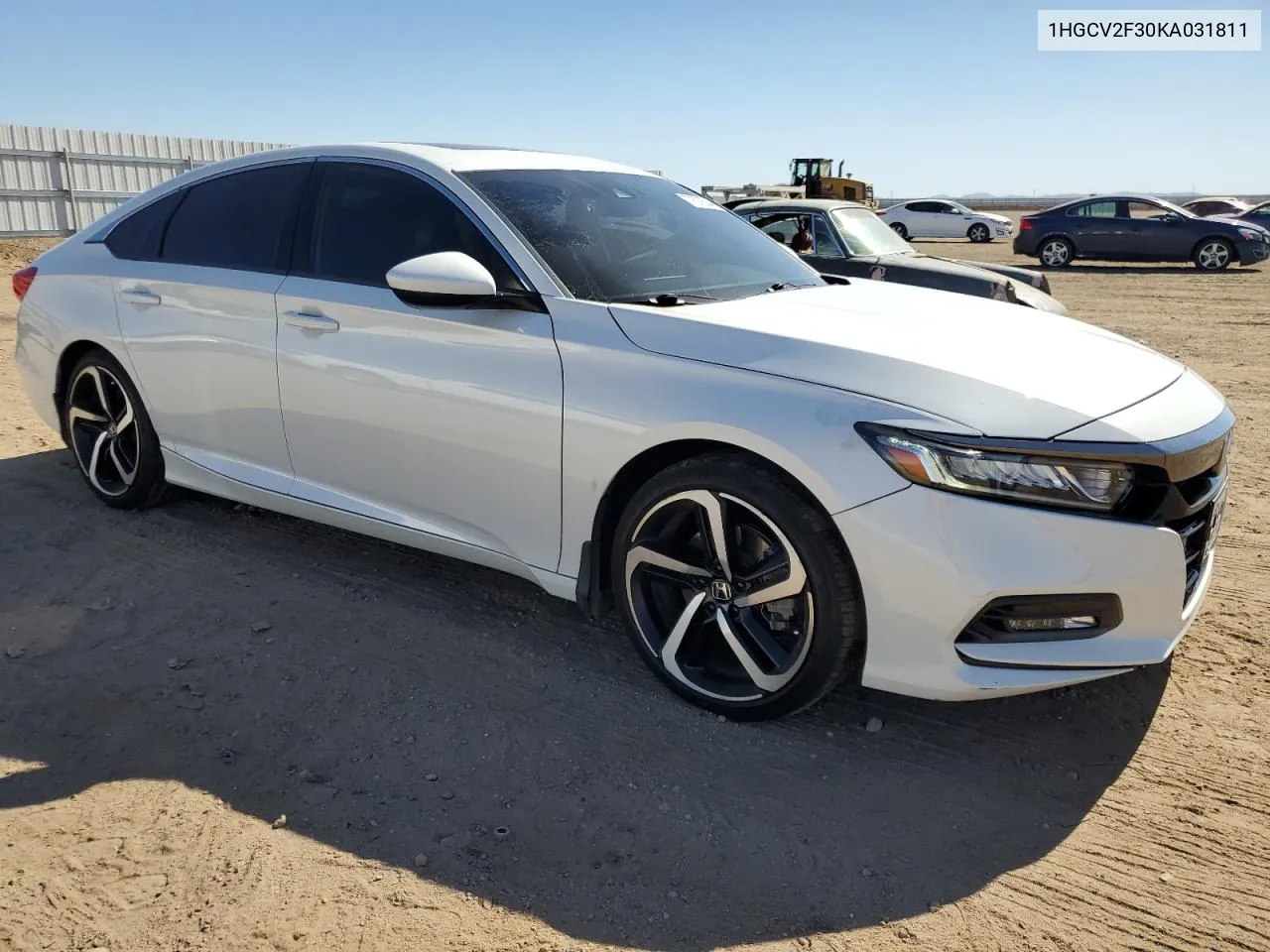 1HGCV2F30KA031811 2019 Honda Accord Sport