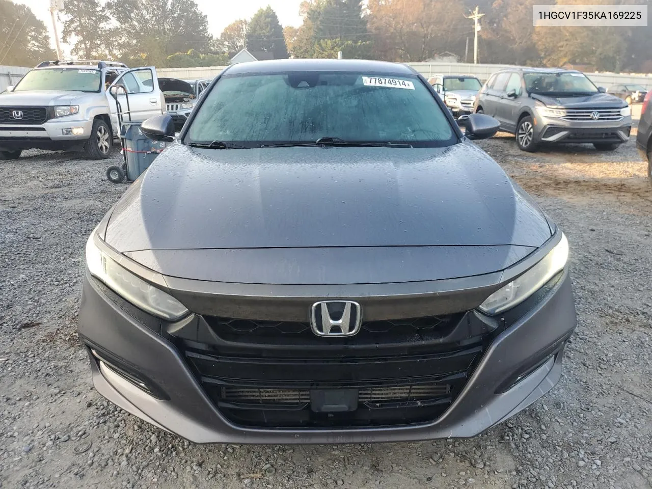 2019 Honda Accord Sport VIN: 1HGCV1F35KA169225 Lot: 77874914