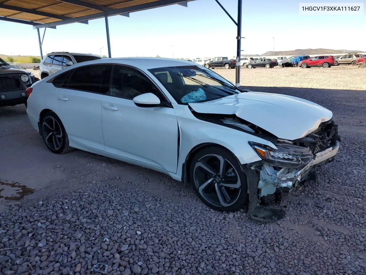 1HGCV1F3XKA111627 2019 Honda Accord Sport