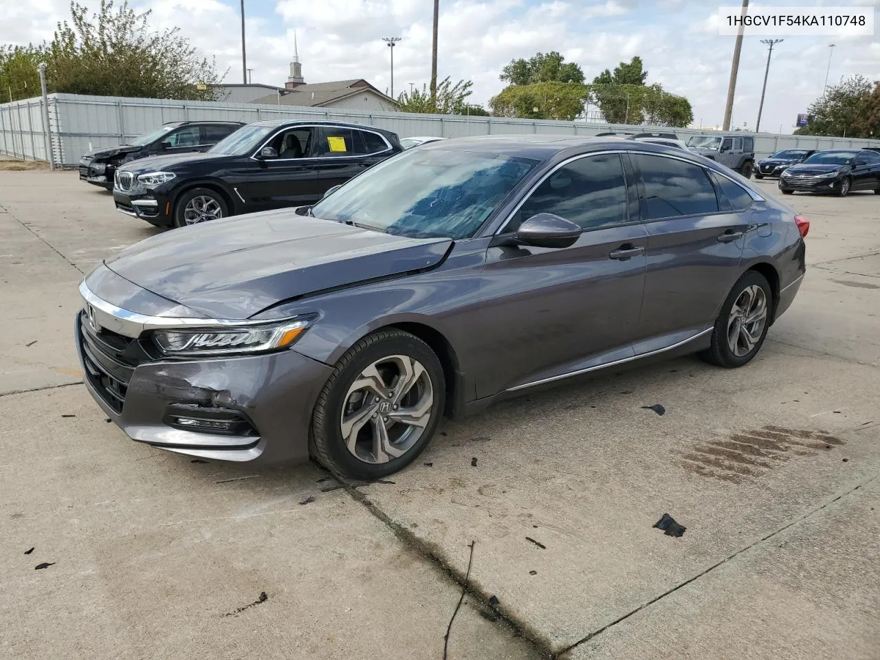 2019 Honda Accord Exl VIN: 1HGCV1F54KA110748 Lot: 78160974