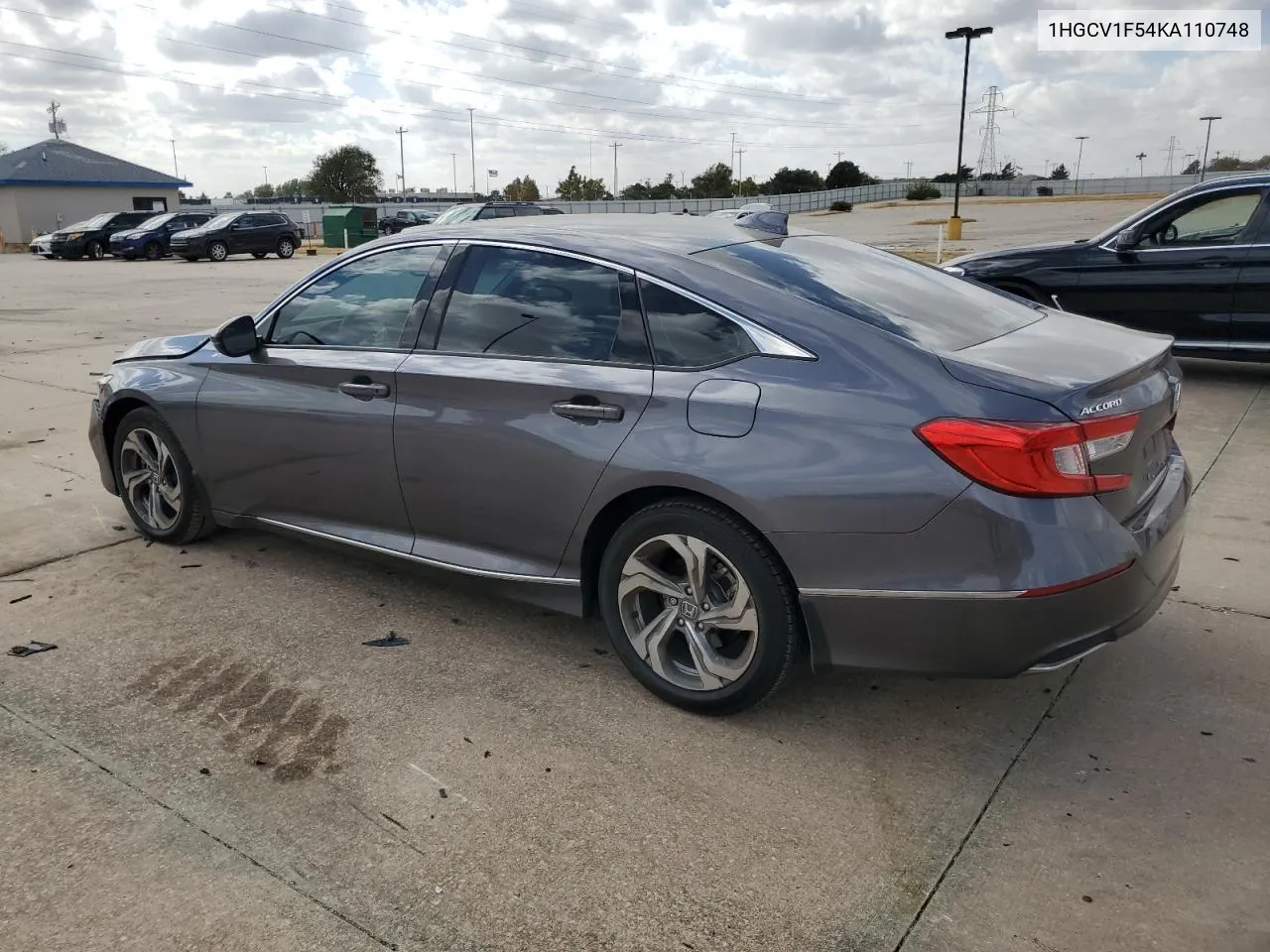 2019 Honda Accord Exl VIN: 1HGCV1F54KA110748 Lot: 78160974