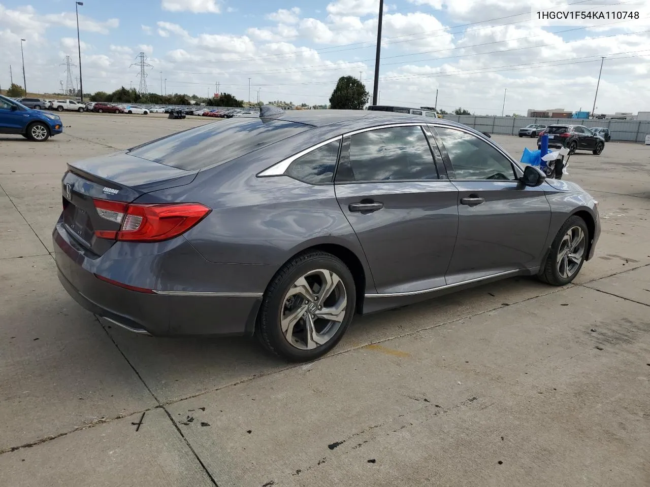 2019 Honda Accord Exl VIN: 1HGCV1F54KA110748 Lot: 78160974