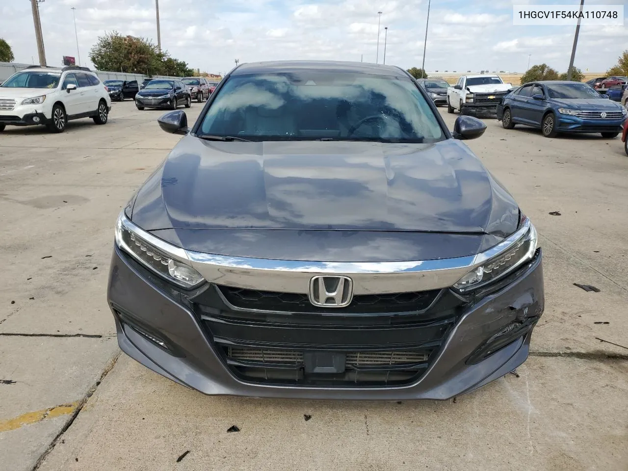 2019 Honda Accord Exl VIN: 1HGCV1F54KA110748 Lot: 78160974