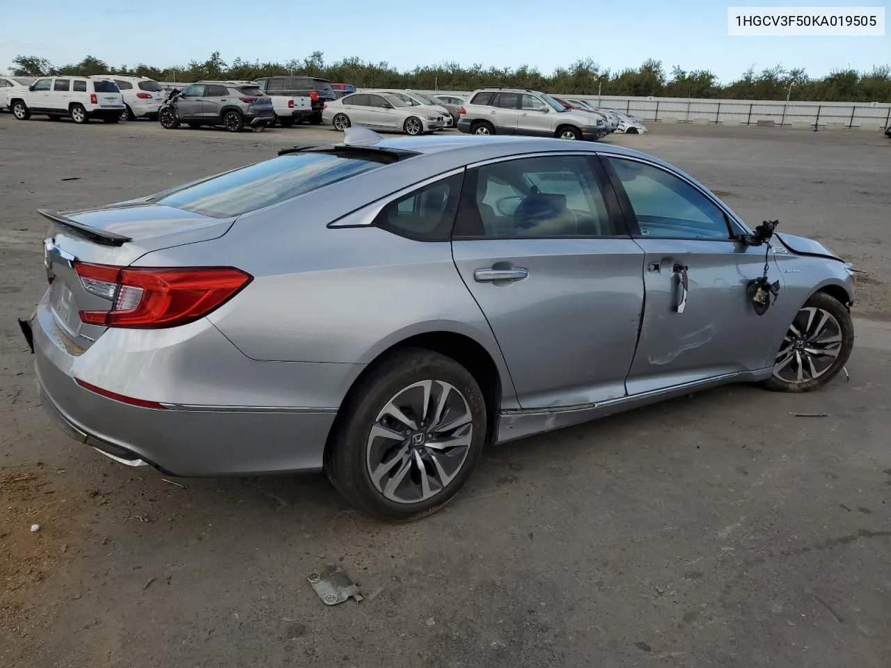 2019 Honda Accord Hybrid Exl VIN: 1HGCV3F50KA019505 Lot: 78205094