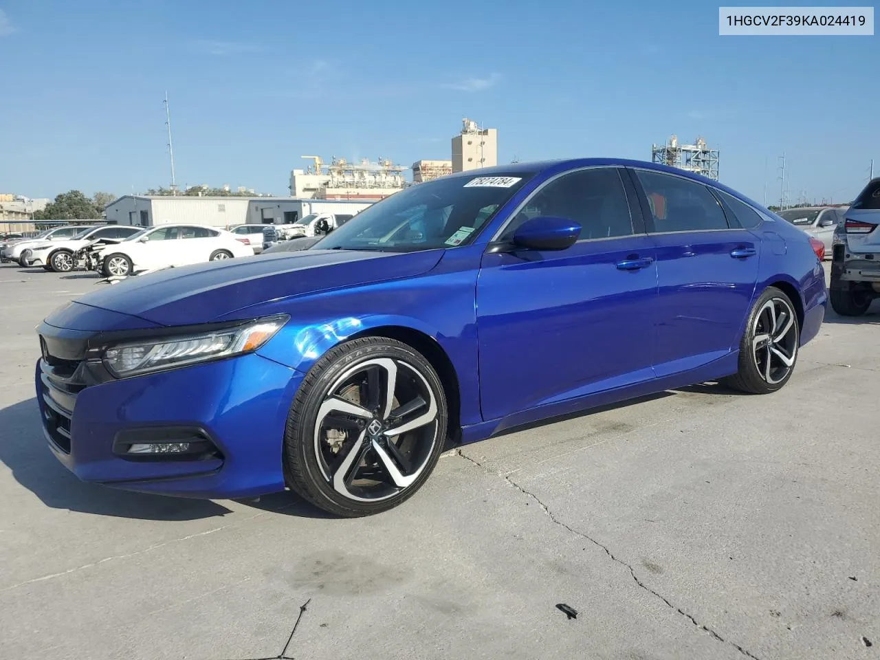 2019 Honda Accord Sport VIN: 1HGCV2F39KA024419 Lot: 78274784