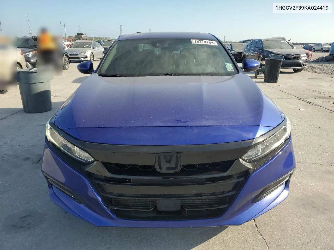 2019 Honda Accord Sport VIN: 1HGCV2F39KA024419 Lot: 78274784