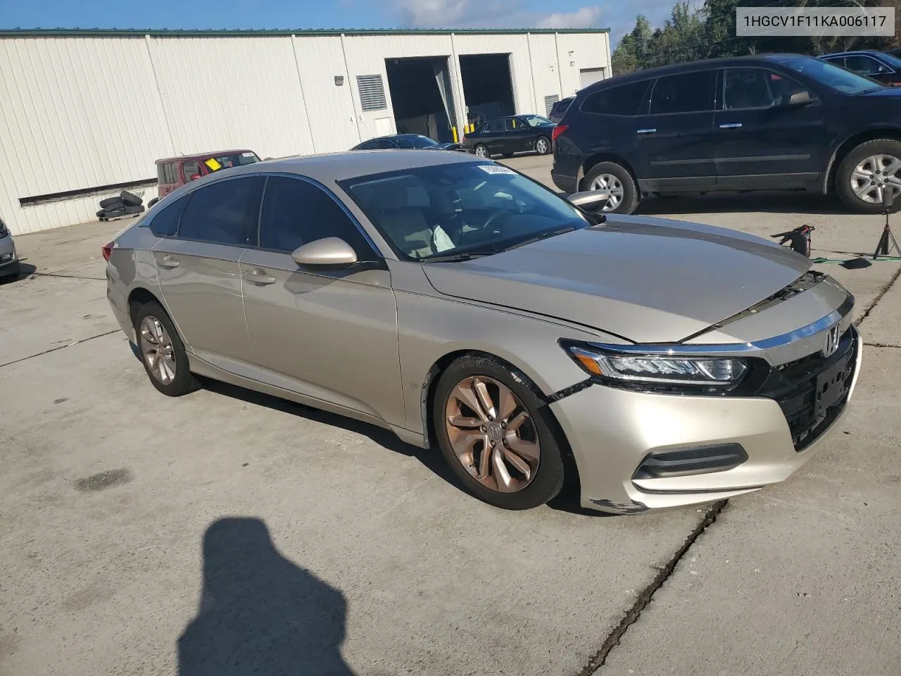 2019 Honda Accord Lx VIN: 1HGCV1F11KA006117 Lot: 78366344