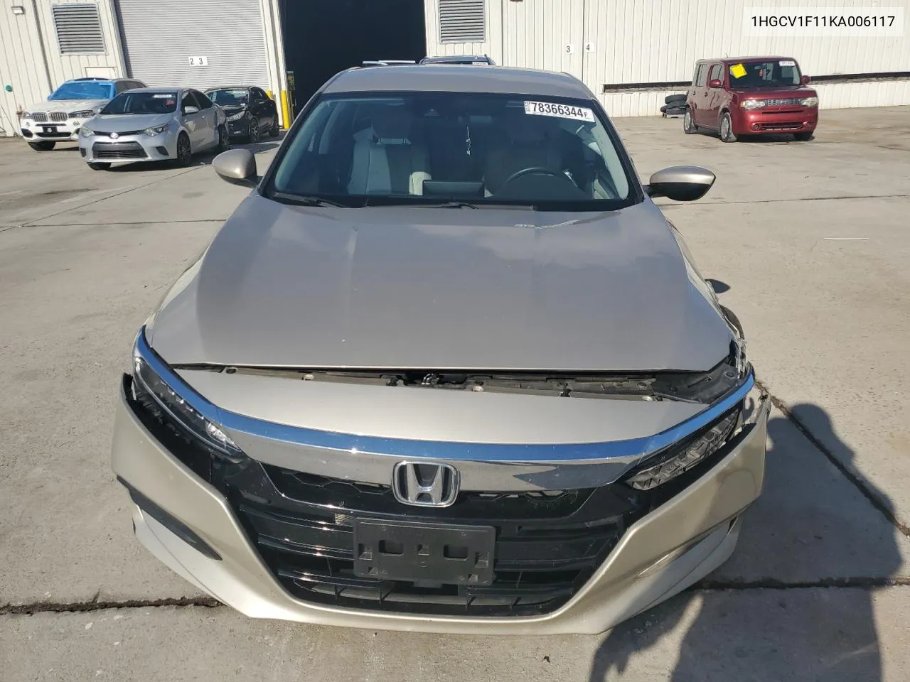 2019 Honda Accord Lx VIN: 1HGCV1F11KA006117 Lot: 78366344