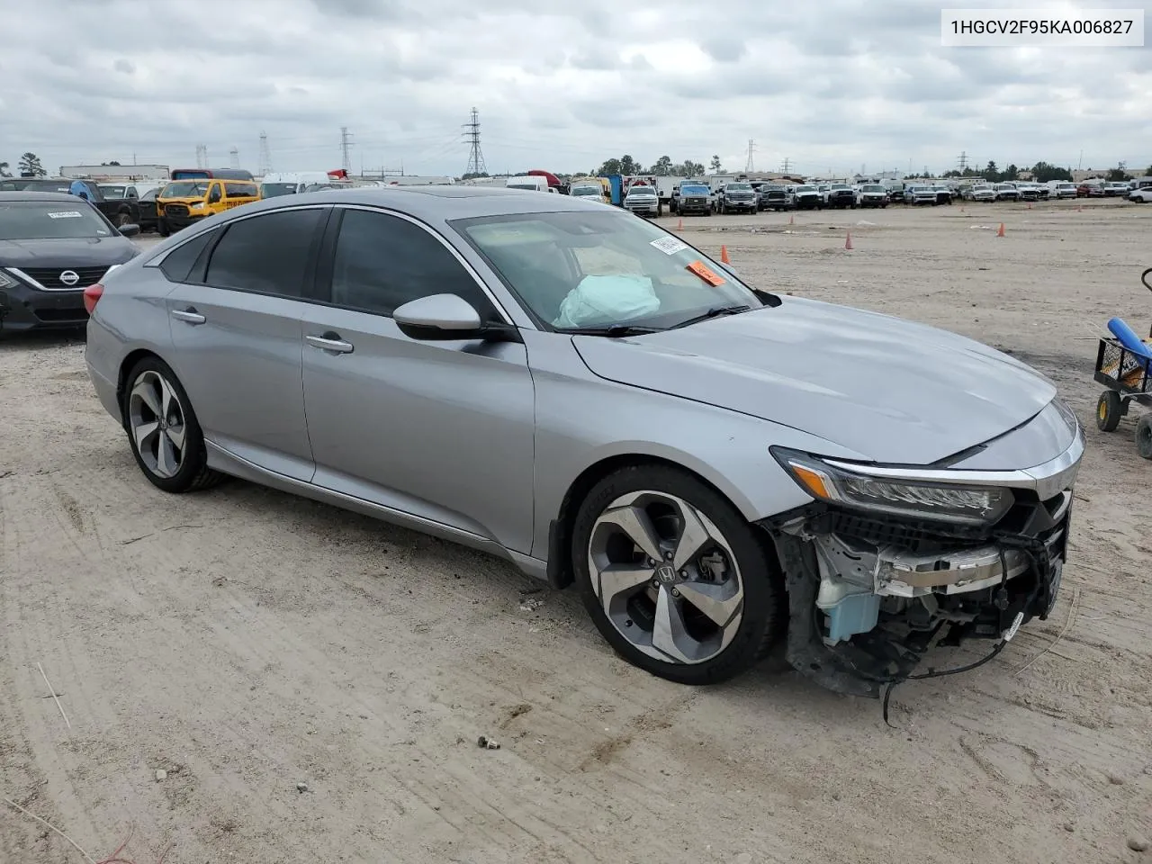 2019 Honda Accord Touring VIN: 1HGCV2F95KA006827 Lot: 78587484