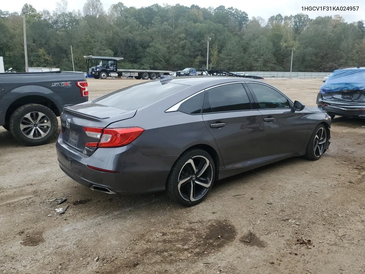 2019 Honda Accord Sport VIN: 1HGCV1F31KA024957 Lot: 79184354