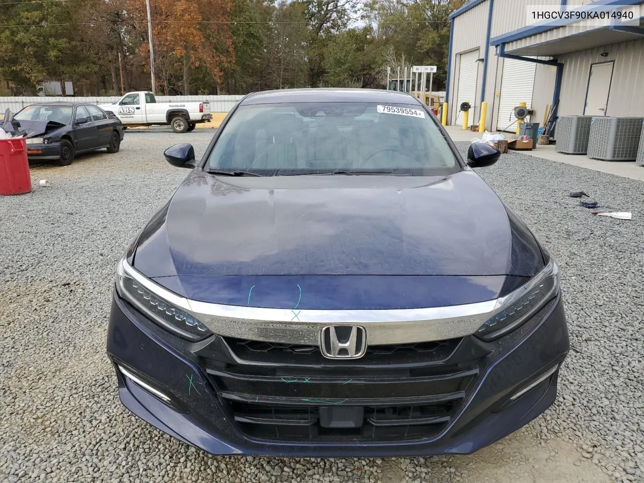 2019 Honda Accord Touring Hybrid VIN: 1HGCV3F90KA014940 Lot: 79539554