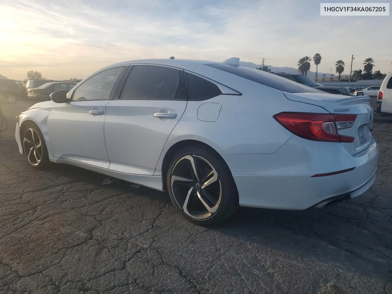 2019 Honda Accord Sport VIN: 1HGCV1F34KA067205 Lot: 79698774