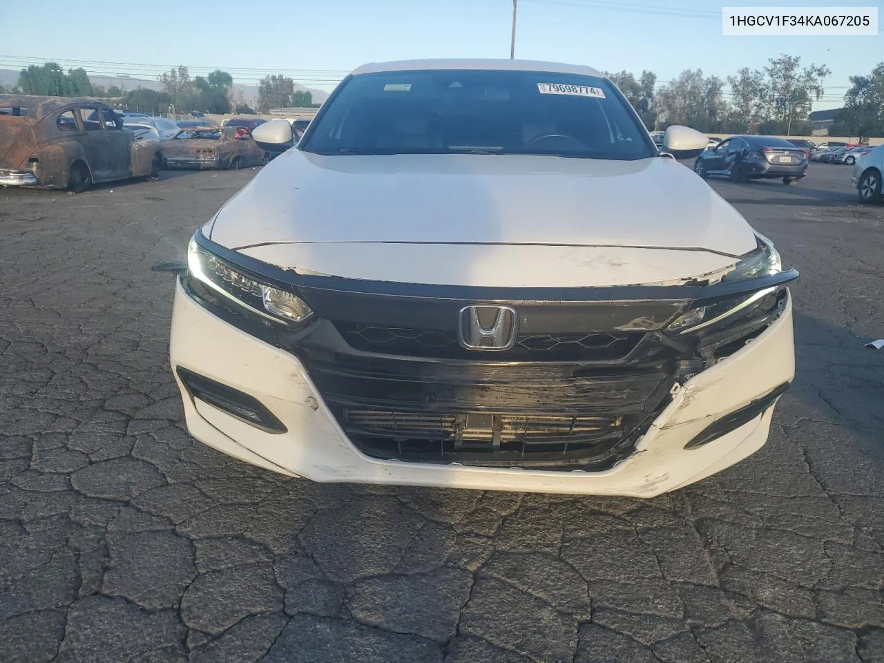 2019 Honda Accord Sport VIN: 1HGCV1F34KA067205 Lot: 79698774