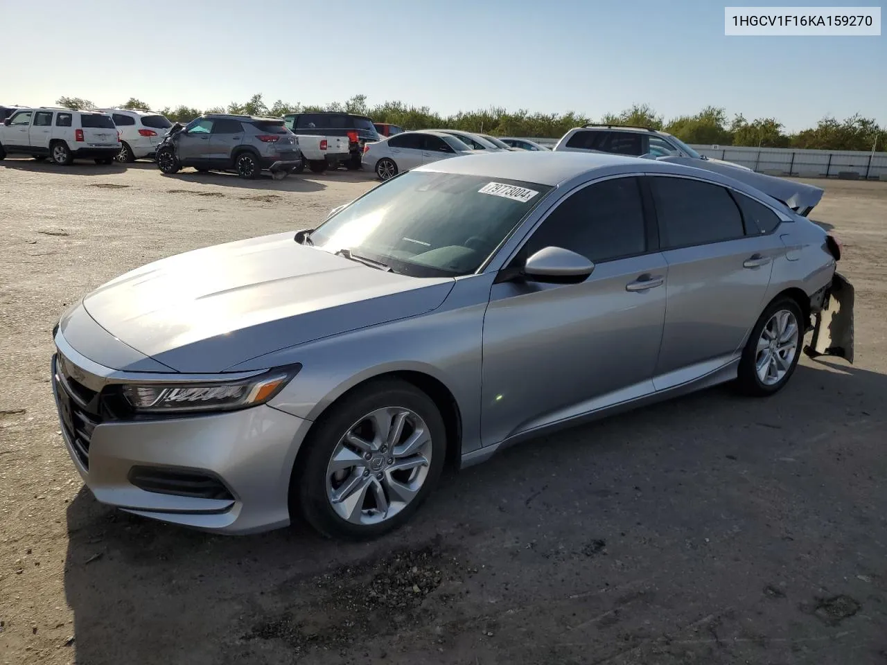 2019 Honda Accord Lx VIN: 1HGCV1F16KA159270 Lot: 79773004