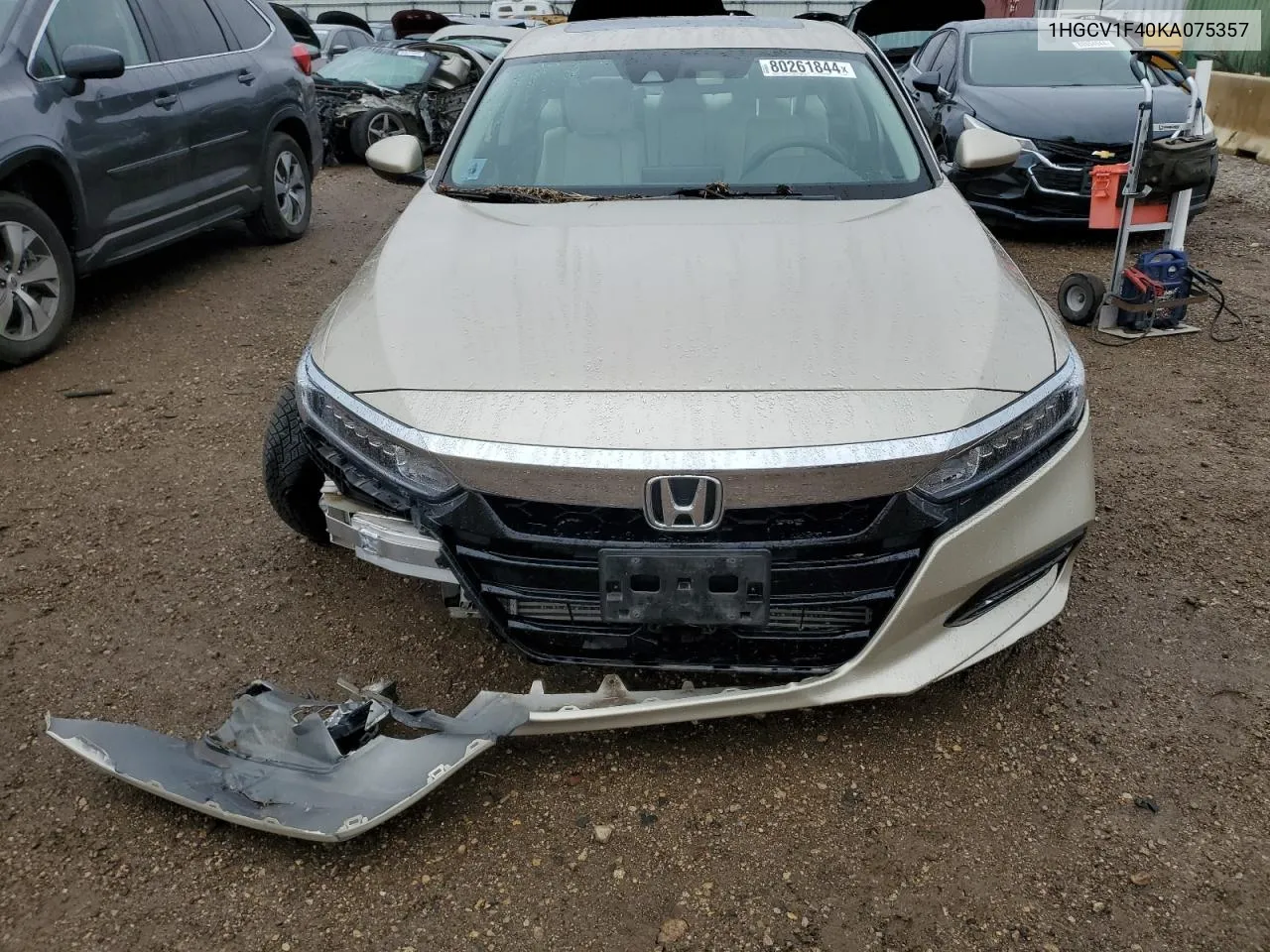 1HGCV1F40KA075357 2019 Honda Accord Ex