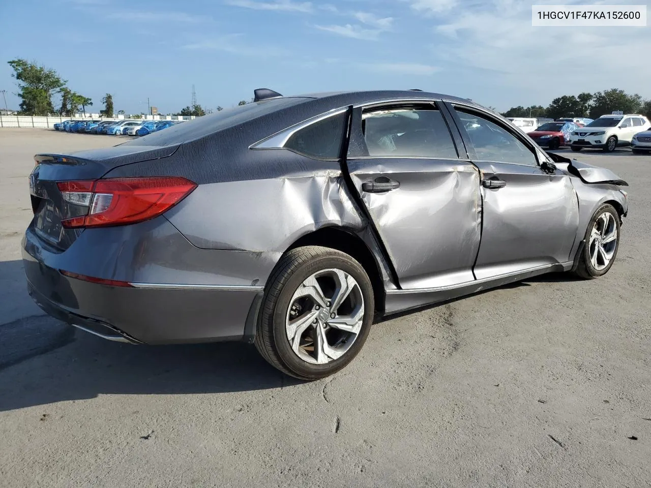 2019 Honda Accord Ex VIN: 1HGCV1F47KA152600 Lot: 80308294