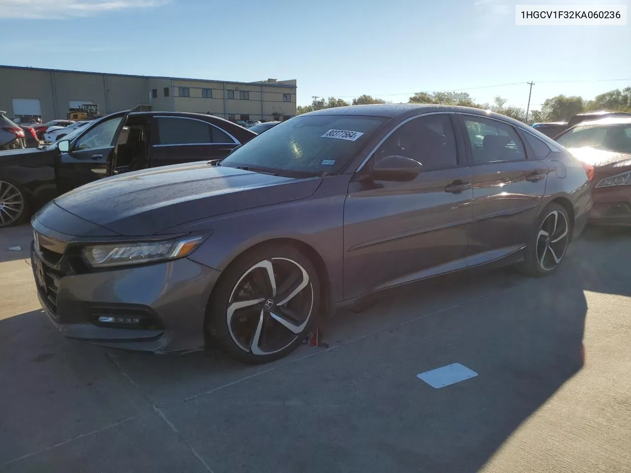 2019 Honda Accord Sport VIN: 1HGCV1F32KA060236 Lot: 80377564