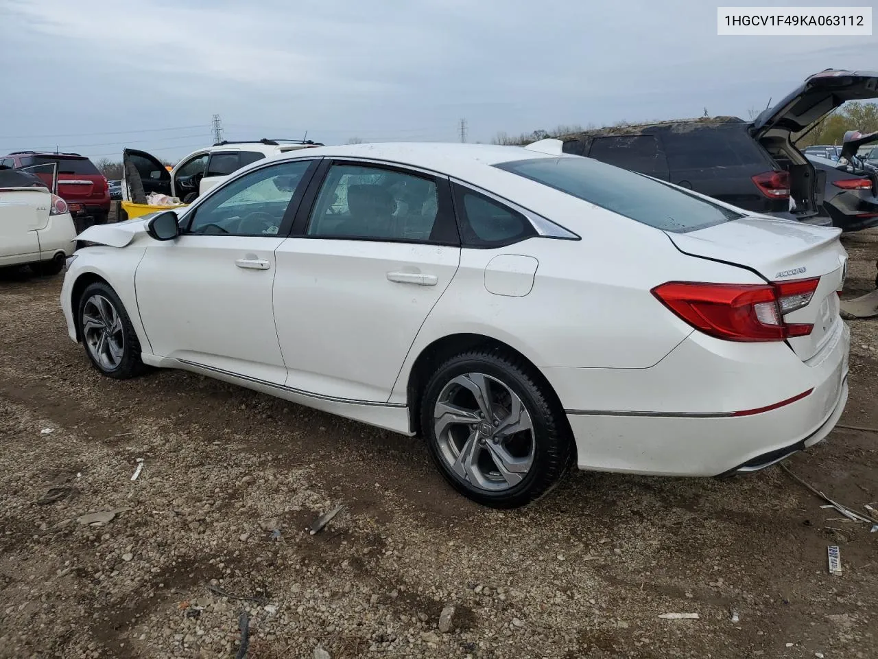 1HGCV1F49KA063112 2019 Honda Accord Ex