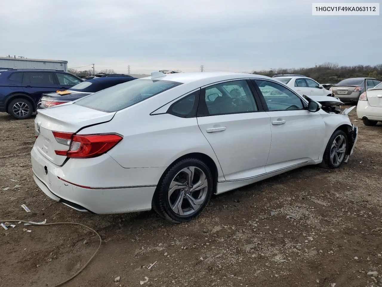 1HGCV1F49KA063112 2019 Honda Accord Ex