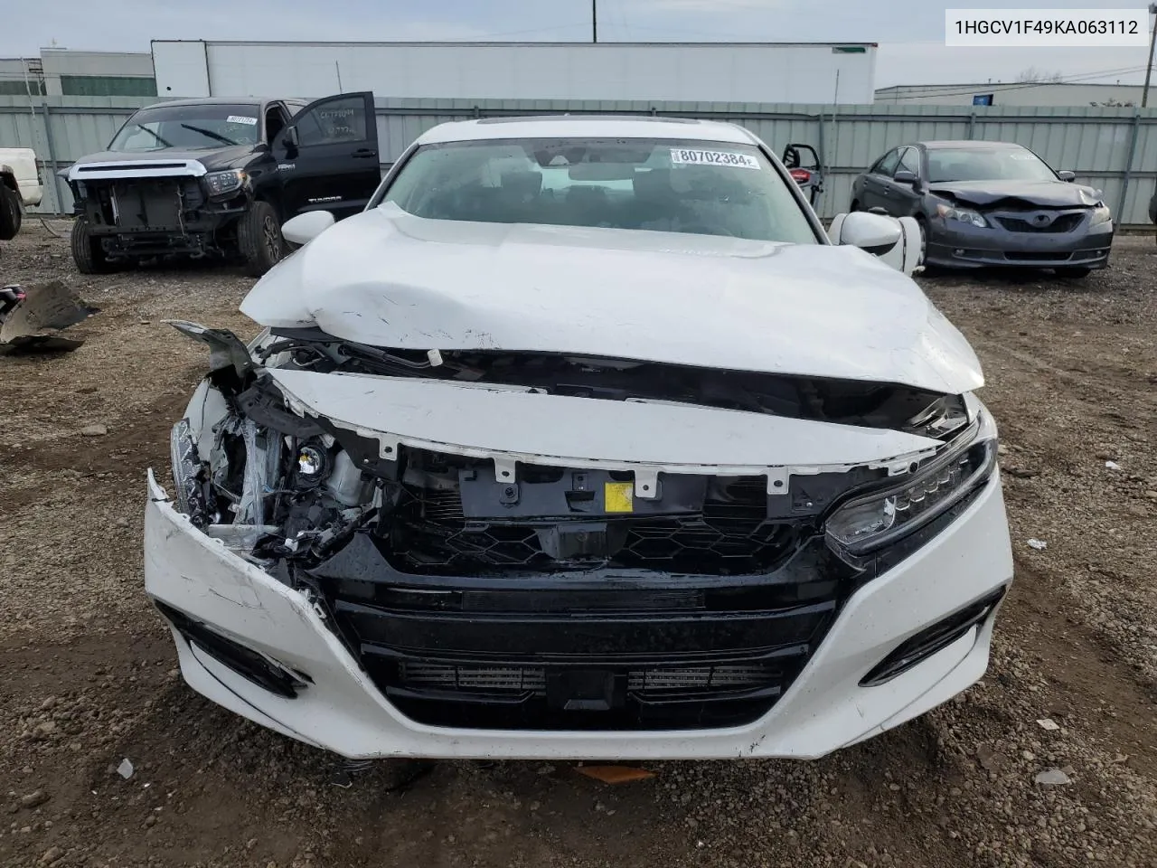 1HGCV1F49KA063112 2019 Honda Accord Ex