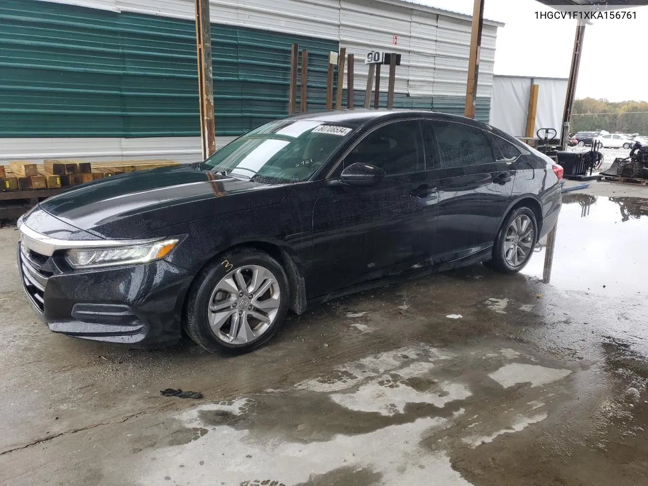 2019 Honda Accord Lx VIN: 1HGCV1F1XKA156761 Lot: 80708534