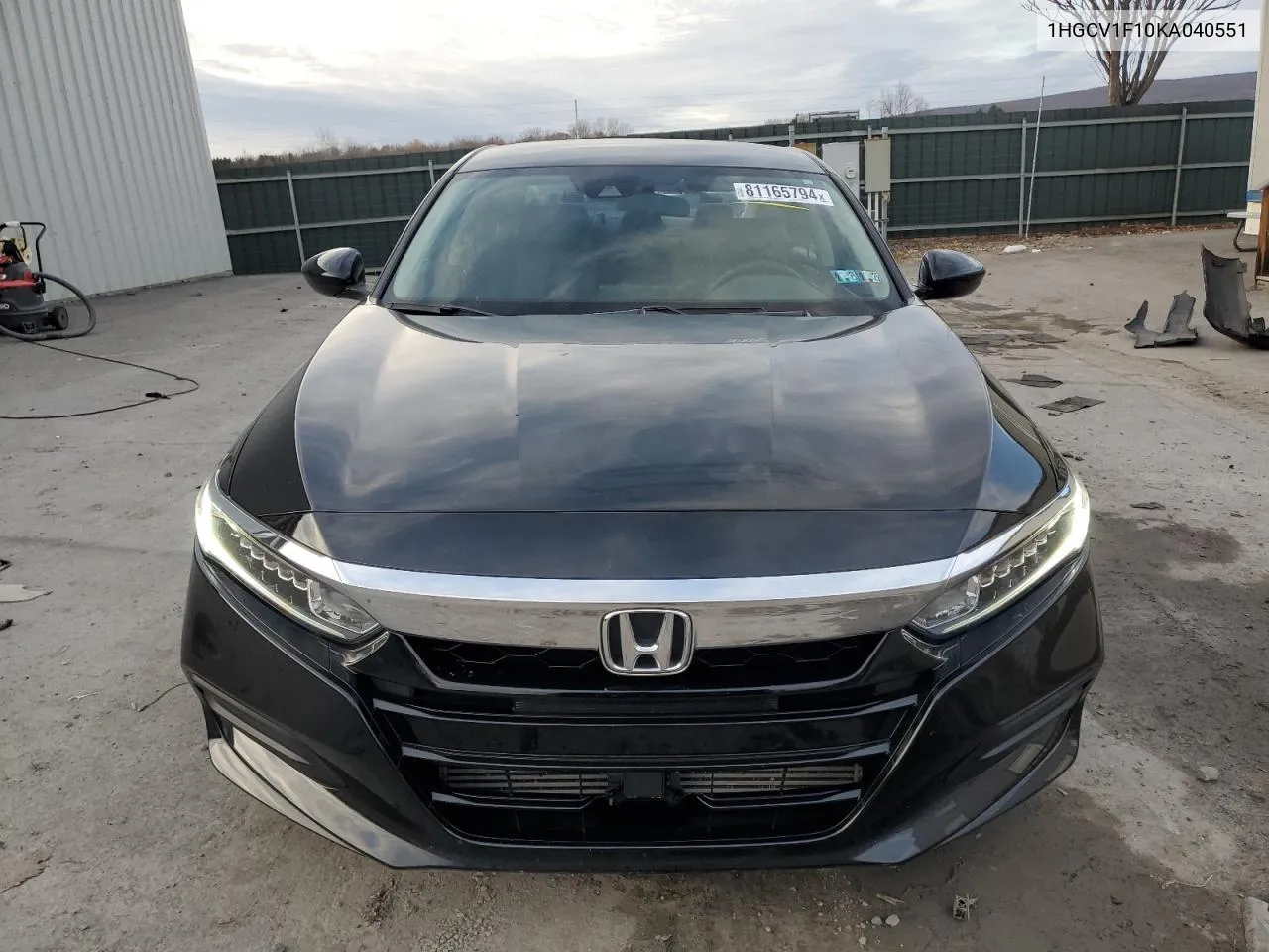 2019 Honda Accord Lx VIN: 1HGCV1F10KA040551 Lot: 81165794