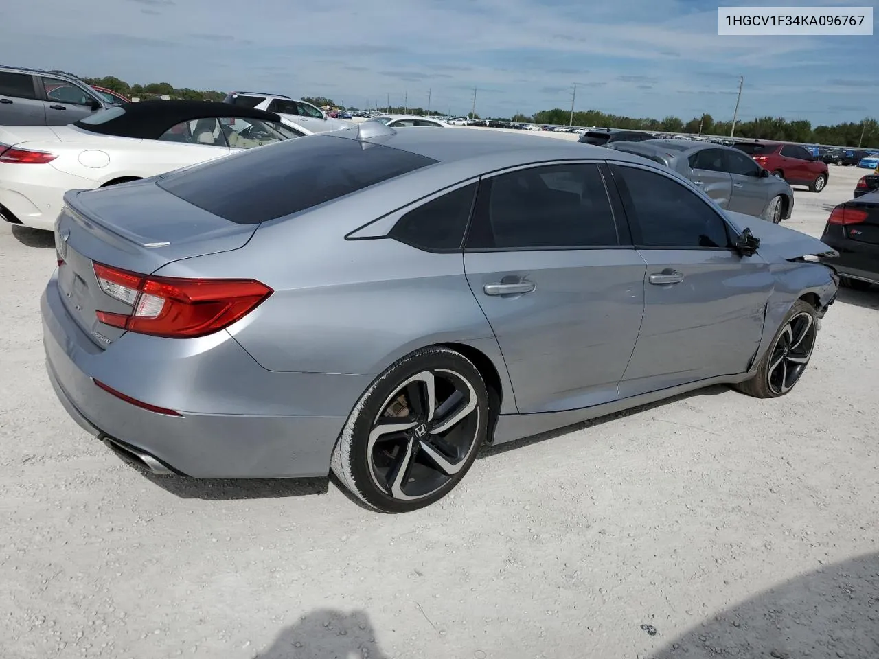 2019 Honda Accord Sport VIN: 1HGCV1F34KA096767 Lot: 81432524