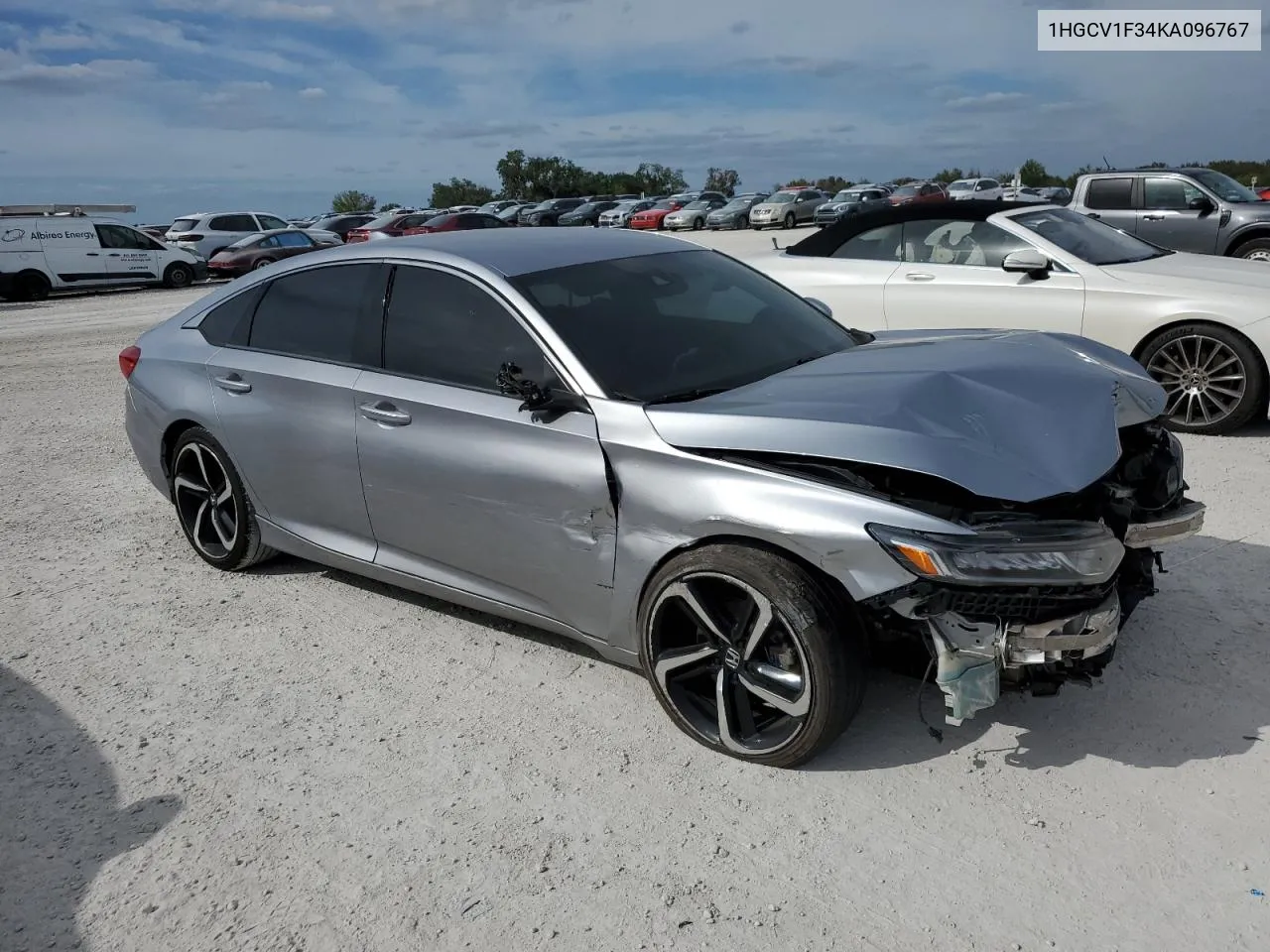 2019 Honda Accord Sport VIN: 1HGCV1F34KA096767 Lot: 81432524