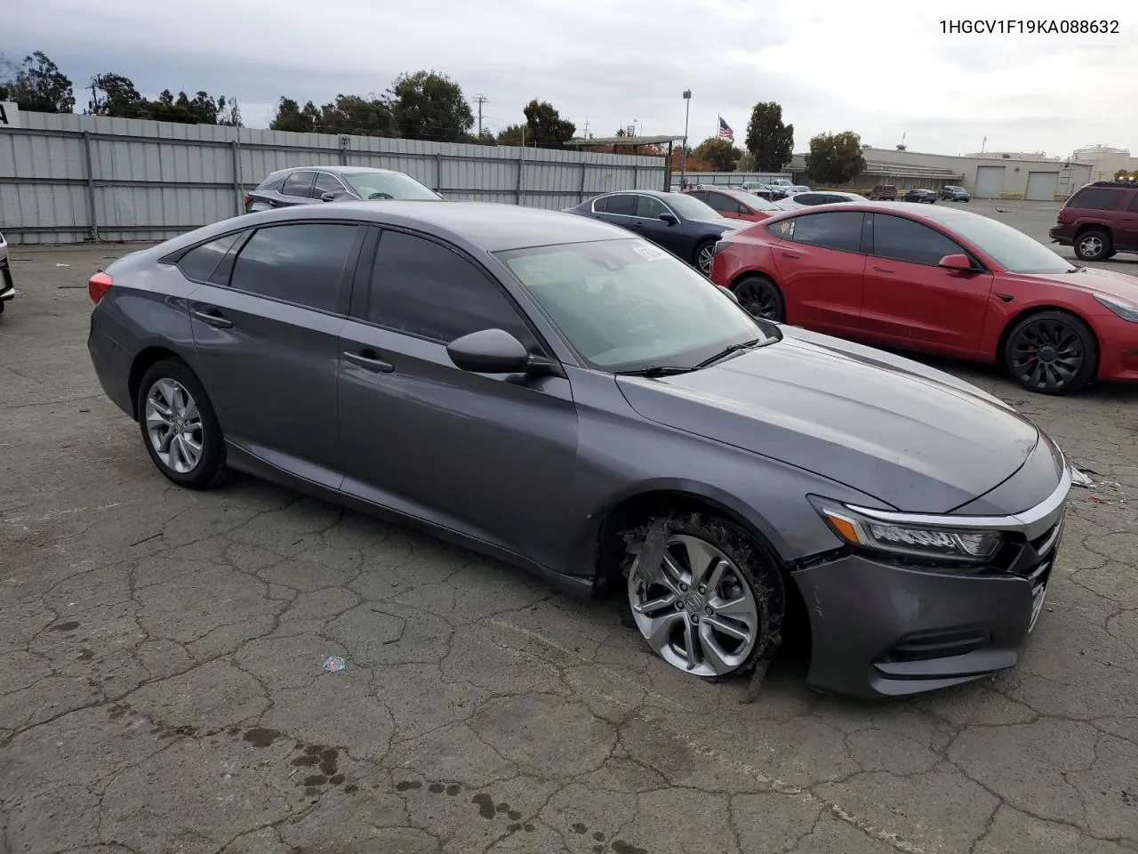 2019 Honda Accord Lx VIN: 1HGCV1F19KA088632 Lot: 81631844