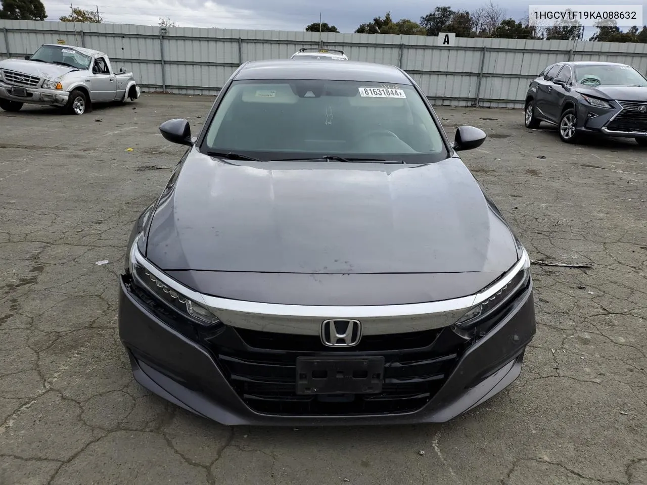 2019 Honda Accord Lx VIN: 1HGCV1F19KA088632 Lot: 81631844