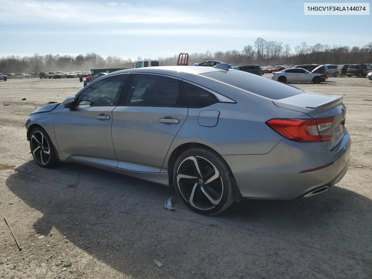 2020 Honda Accord Sport VIN: 1HGCV1F34LA144074 Lot: 48434284