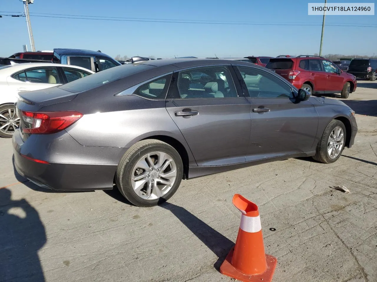 2020 Honda Accord Lx VIN: 1HGCV1F18LA124960 Lot: 48812984