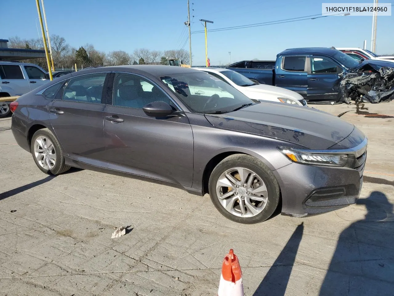 2020 Honda Accord Lx VIN: 1HGCV1F18LA124960 Lot: 48812984